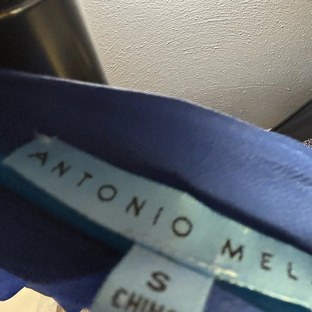 ANTONIO MELANI Blue Blouse - Picture 4 of 4